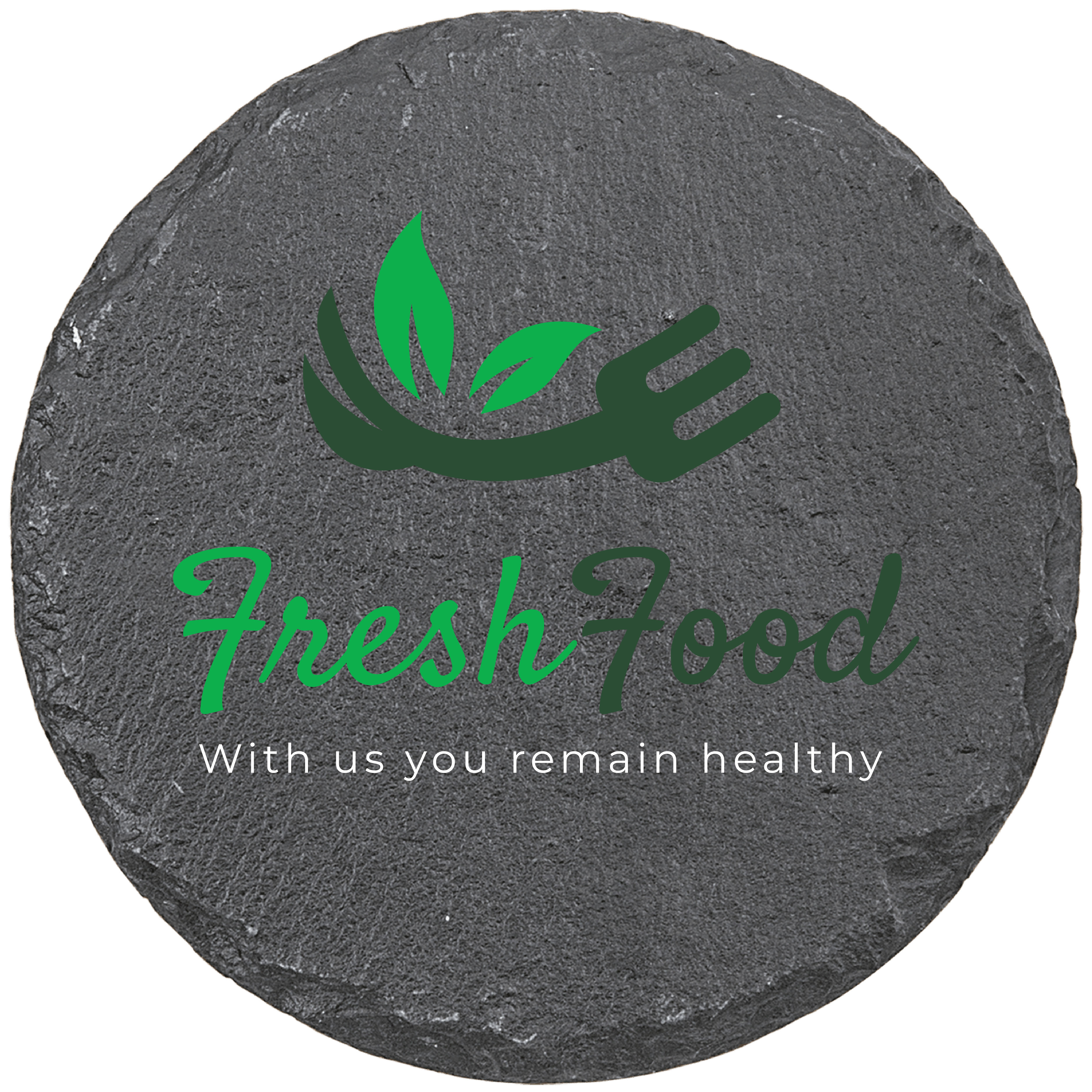 4" Round Slate Coaster 6