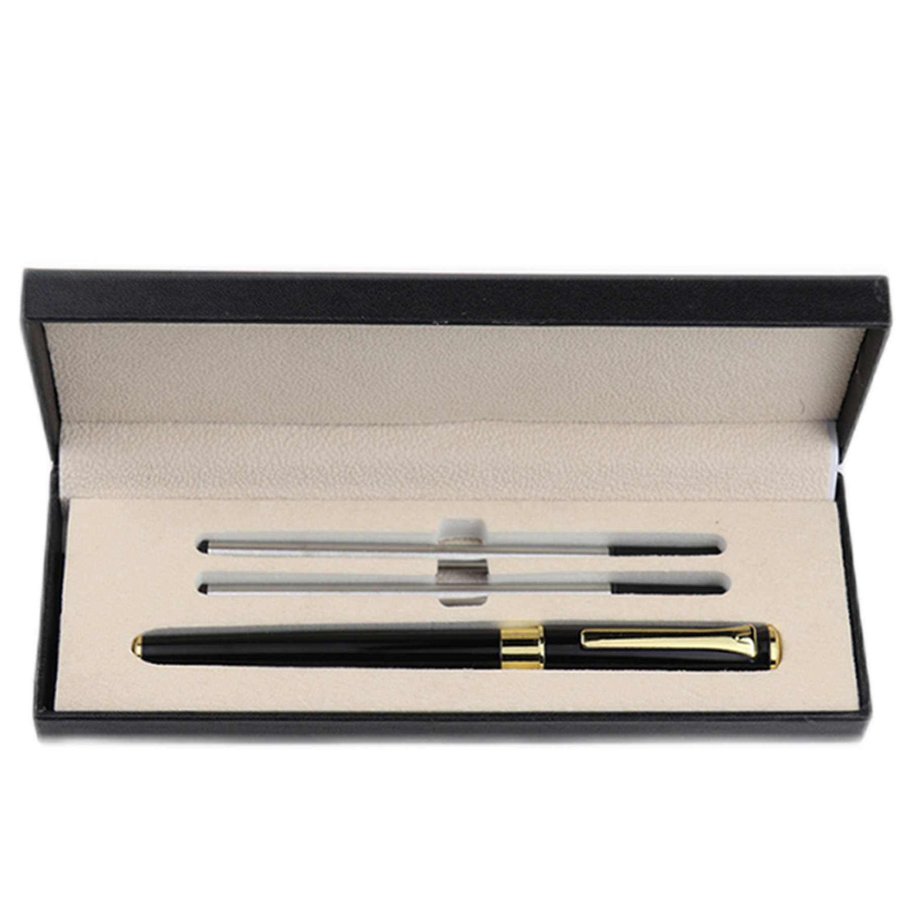 Metal Ballpoint Pen With 2 Extras Replaceable Refills 3