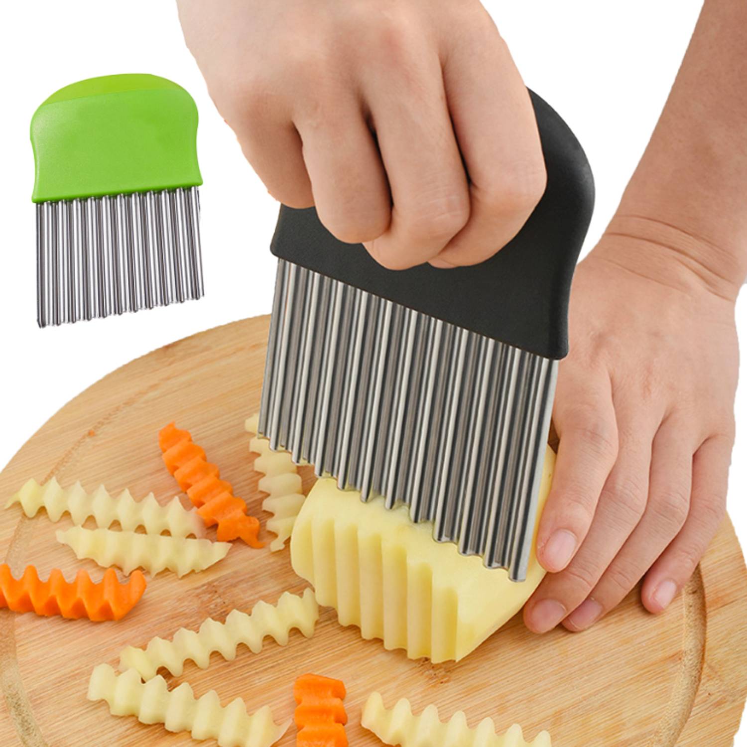 Stainless Steel Crinkle Veggie Cutter 6