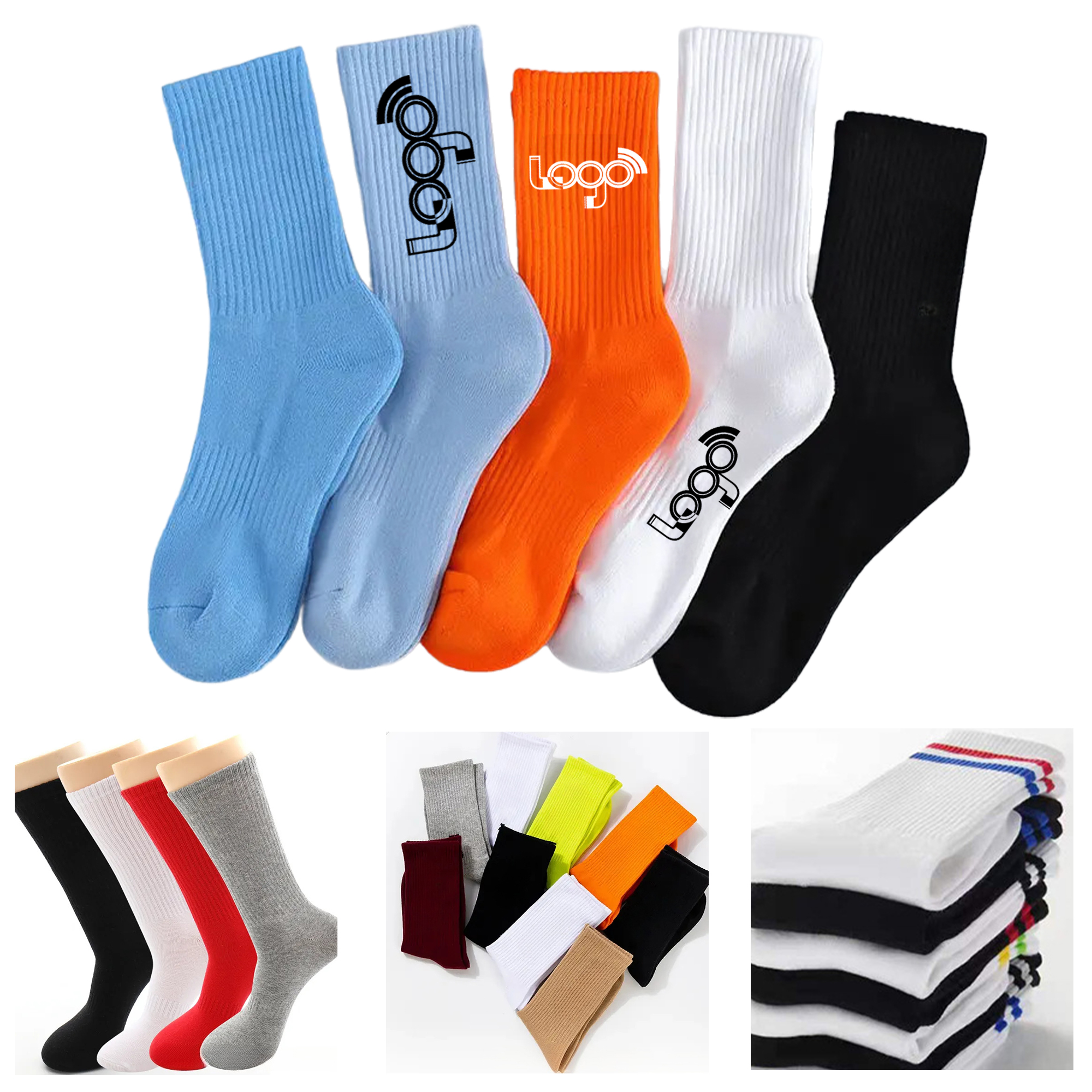 Comfortable Cotton Crew Socks for Daily Wear 2