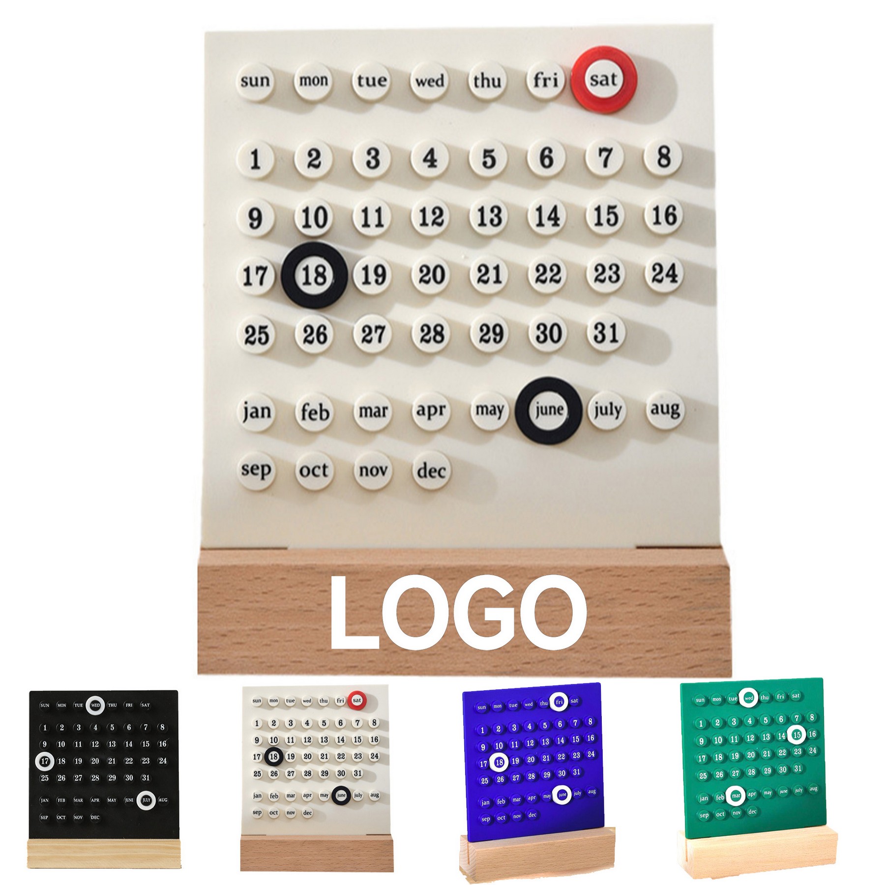 Circular Desktop Calendar 1