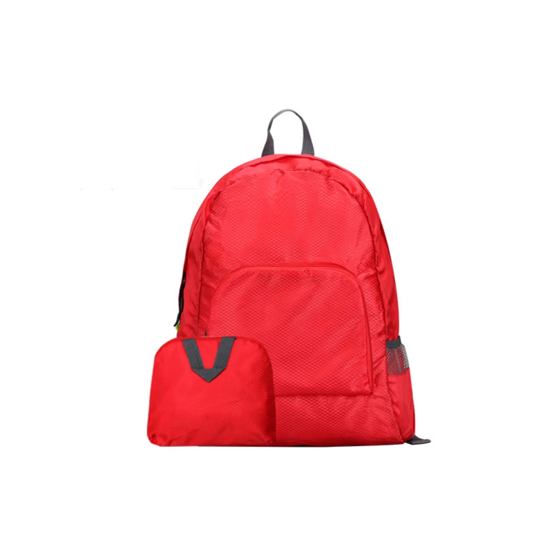 Classic Fold Backpack With Front Logo Design 7