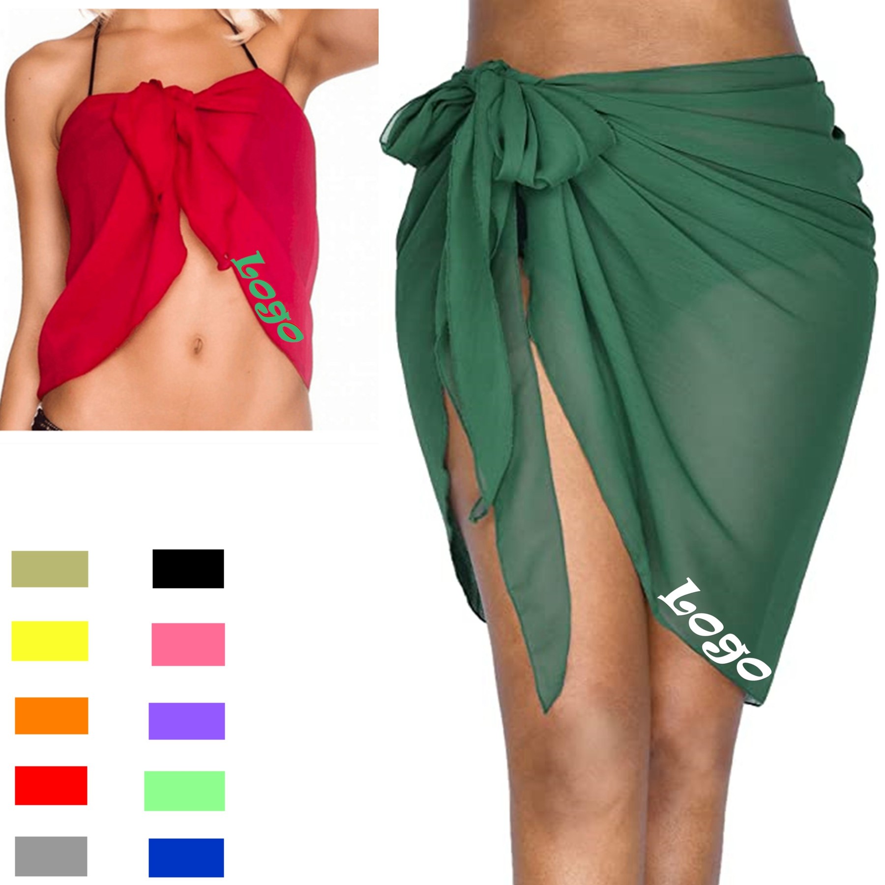 Beach Sarong Skirt 1