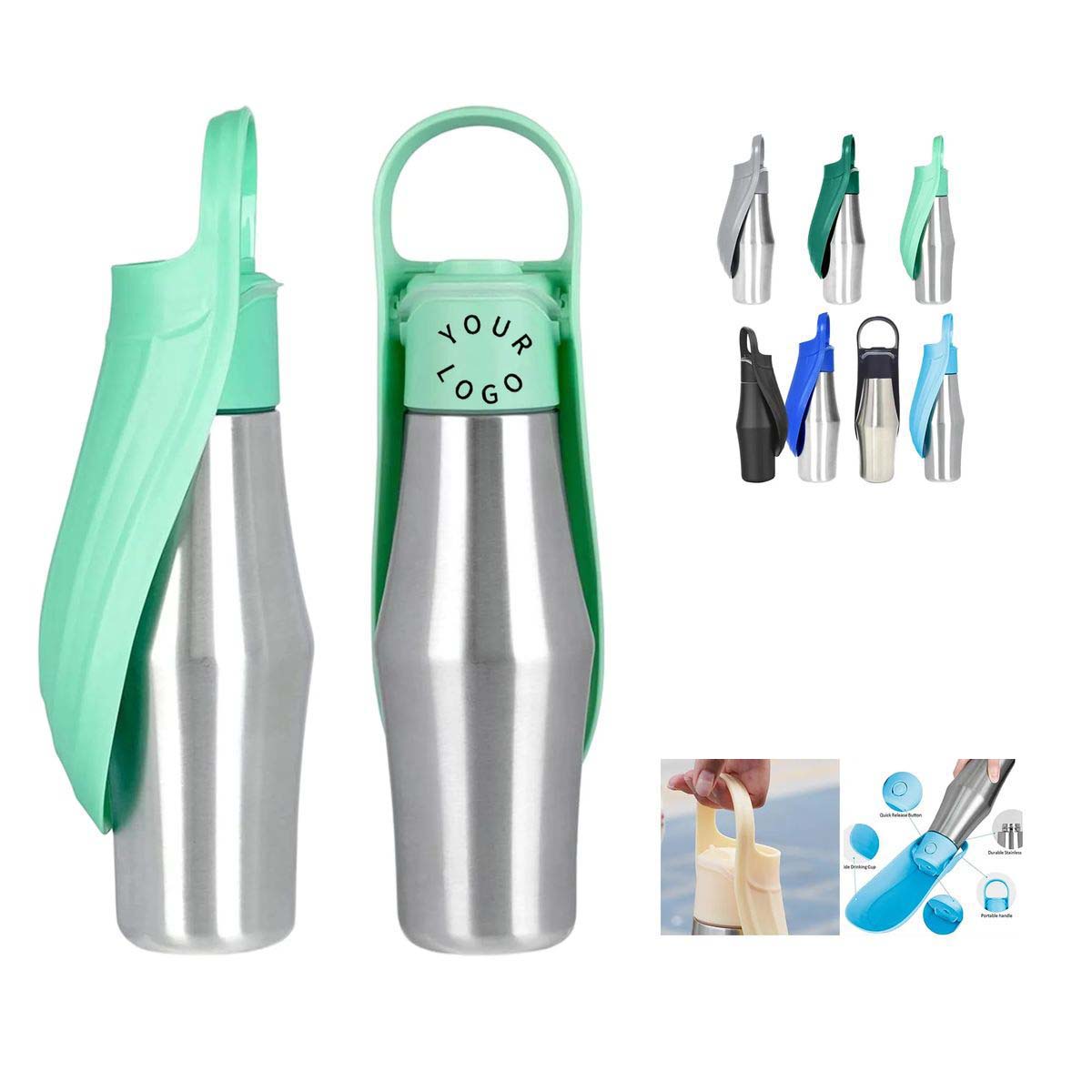 Large Capacity Dog Water Bottle for Outdoor Use 10