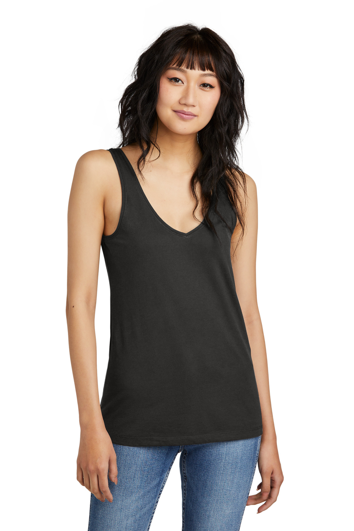 Women's Perfect Blend CVC V-Neck Tank