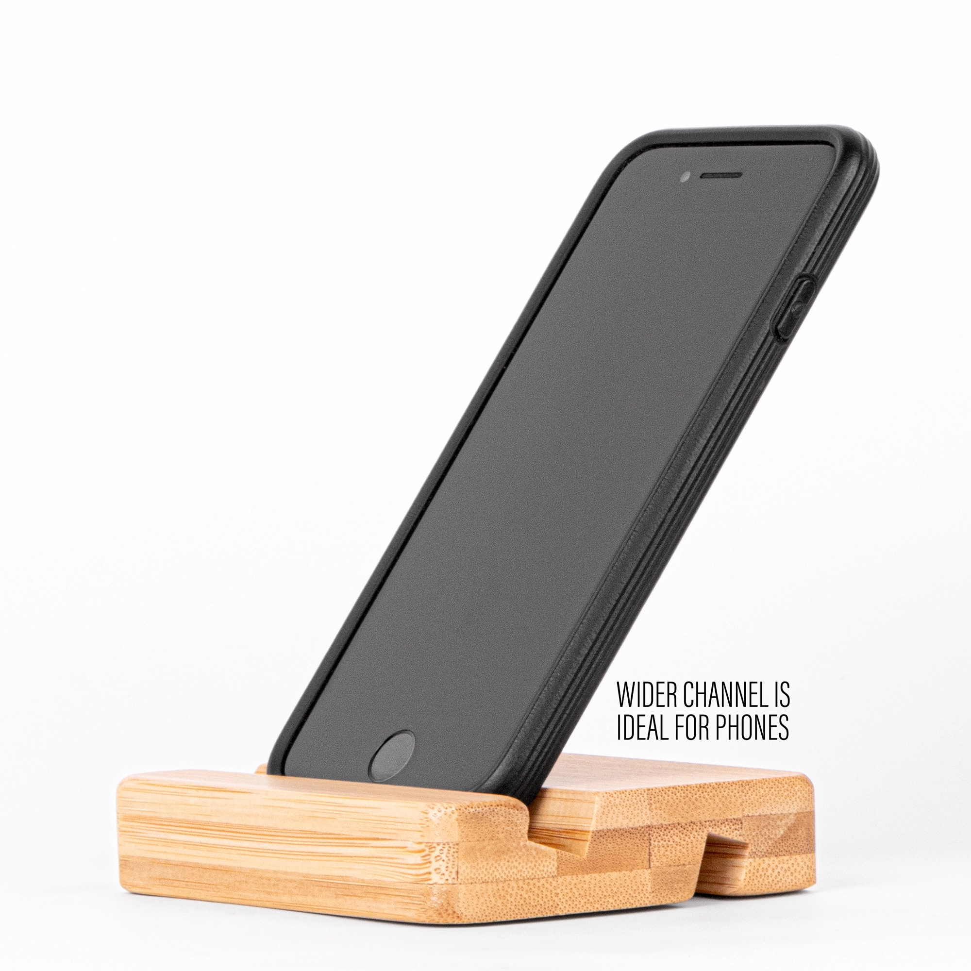 The Bamboo Dual Tablet and Mobile Device Holder 7