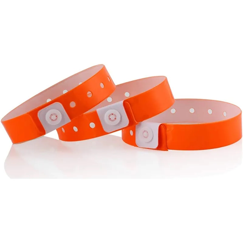 PVC Event Wristband with Adjustable Holes 8