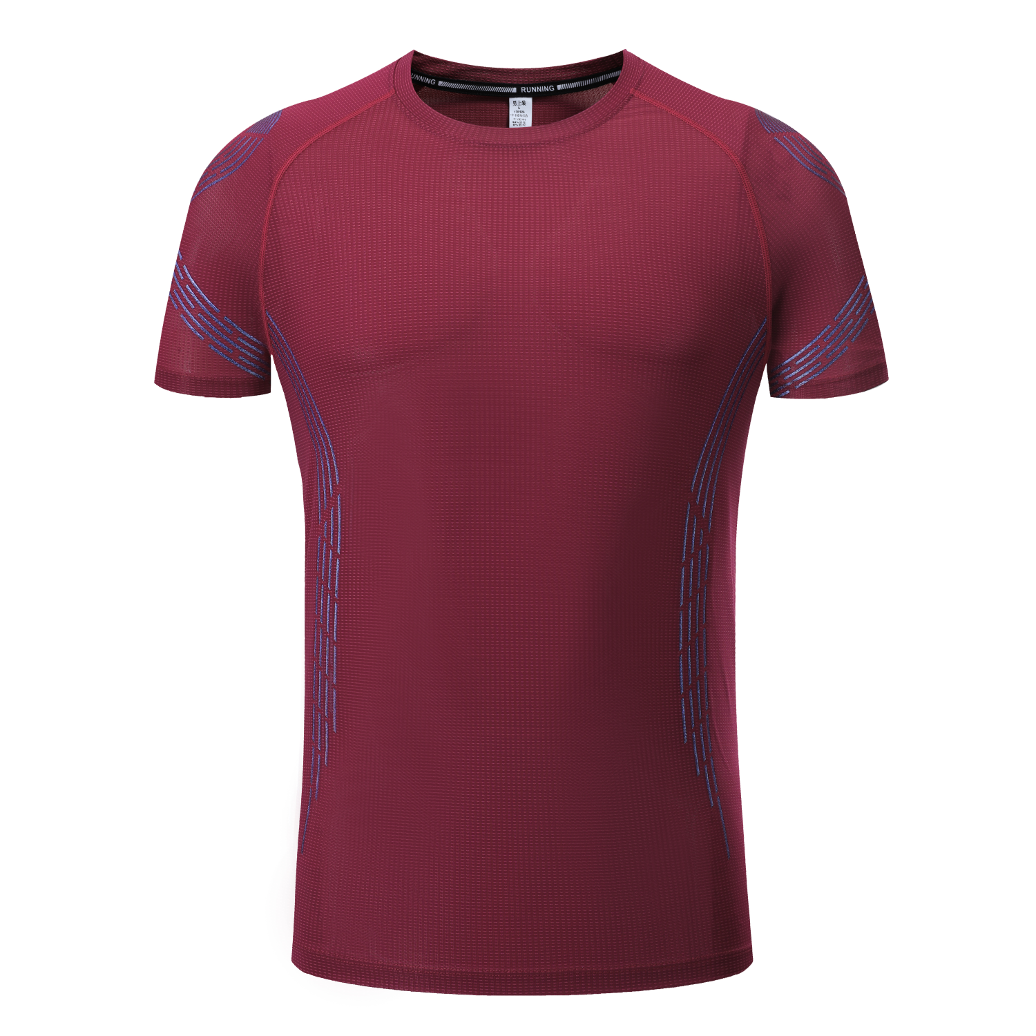 Men's Running Short Sleeve T-Shirt - Stock Style 13 4