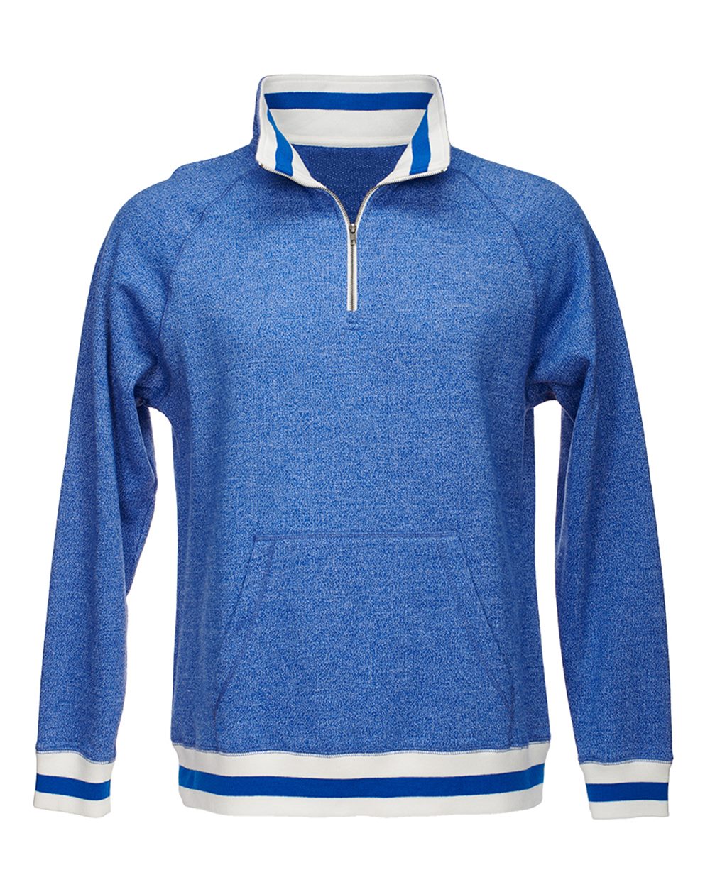 Men's Peppered Fleece Quarter-Zip Sweatshirt - 8703, custom hoodie or sweatshirt with logo imprint 3