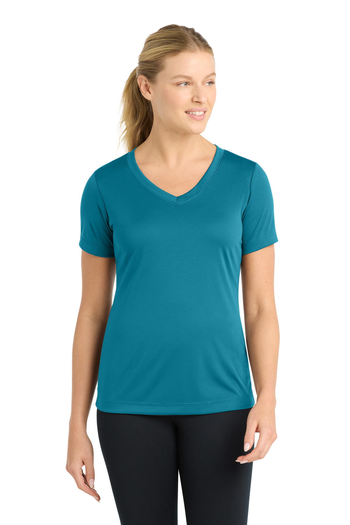 Sport-Tek Women's PosiCharge Competitor V-Neck Tee. LST353 49