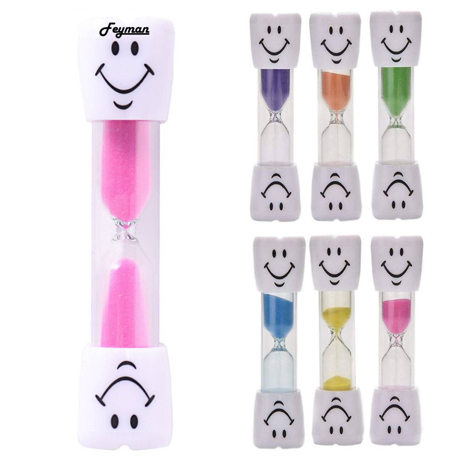 Child Safety Leak-Proof Hourglass Timer for 3 Minutes 8
