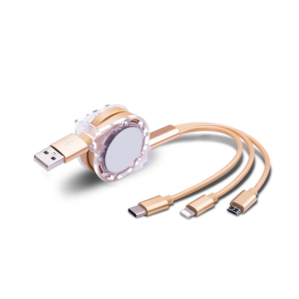 TriFlex Retractable 3-in-1 Cable 6