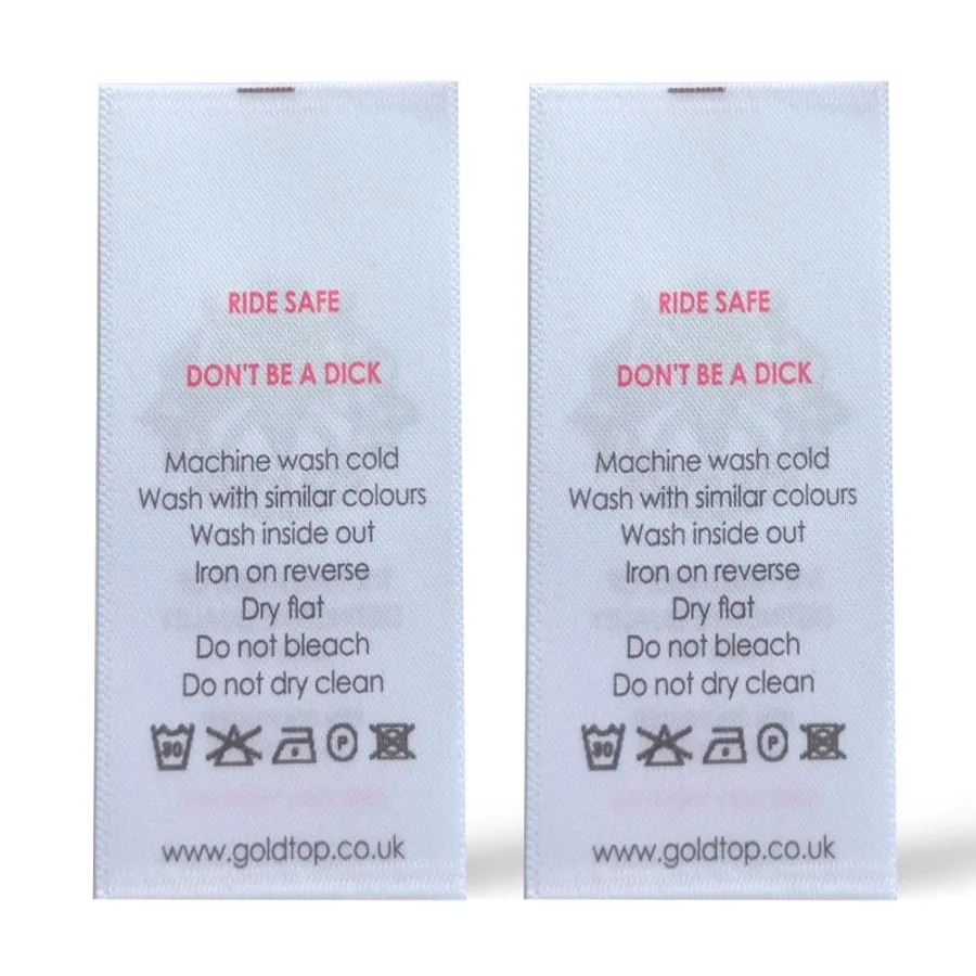 Printed Care Labels 13