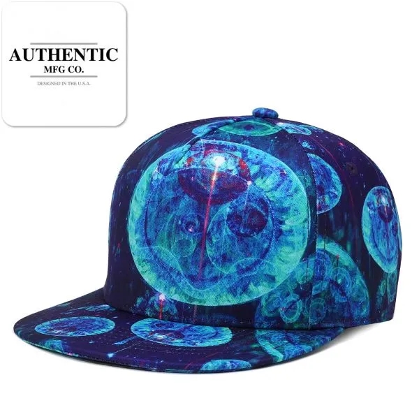 Custom Trippy All Over Print Snapback Cap 7