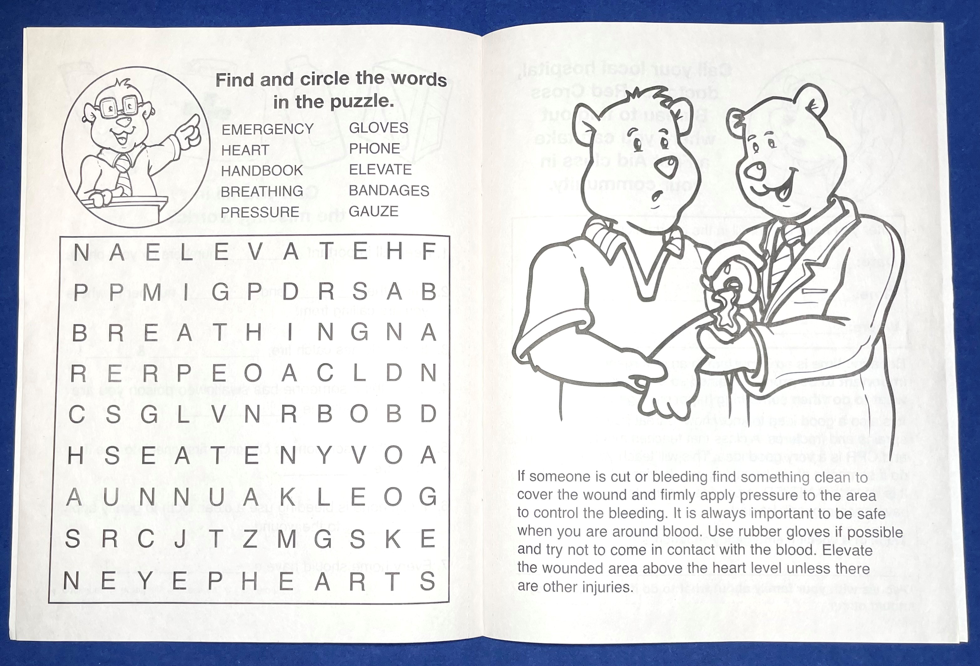 COLORING BOOK - Know Your Emergency First Aid Coloring & Activity Book 4