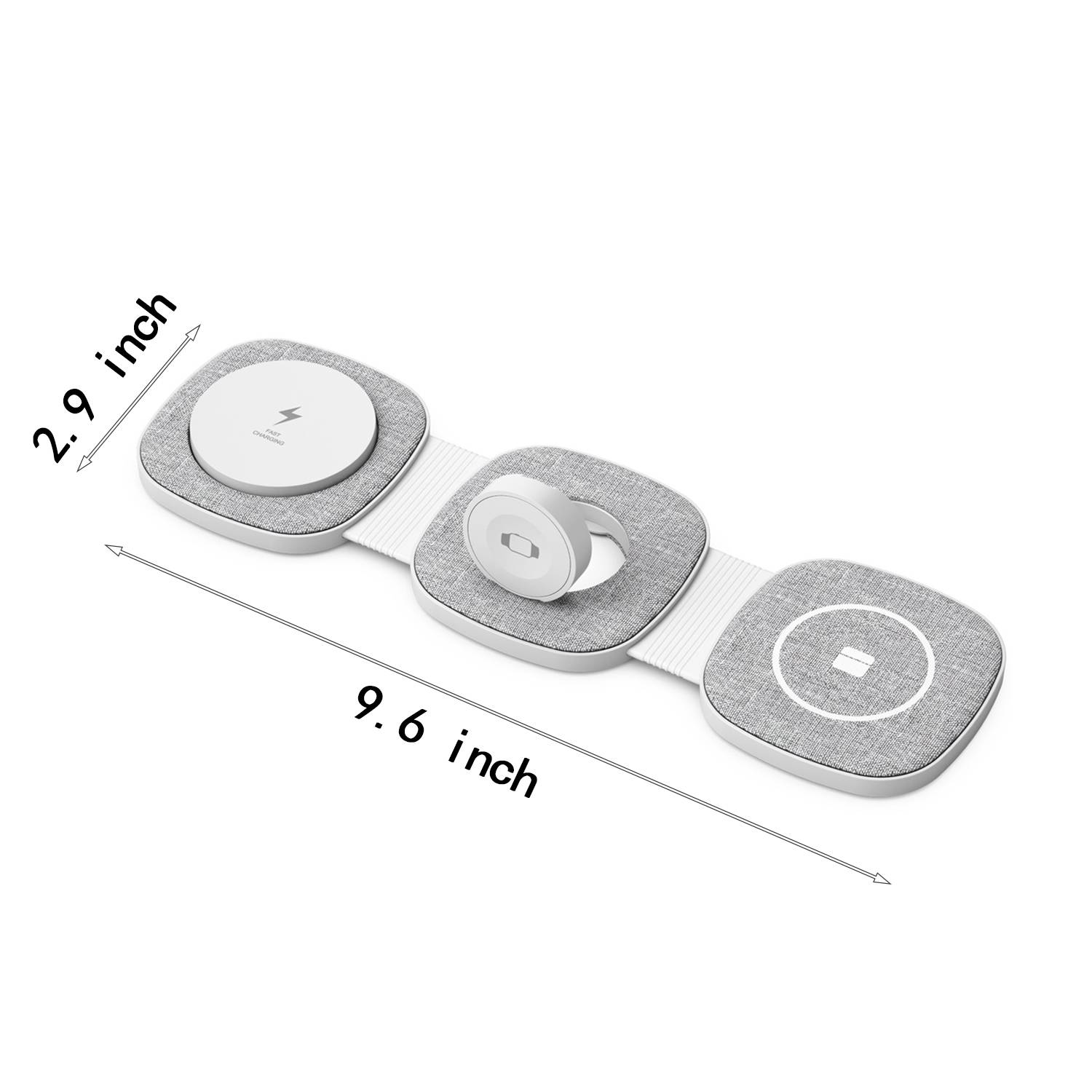 3 in 1 For Multiple Devices Foldable Wireless Charging 3