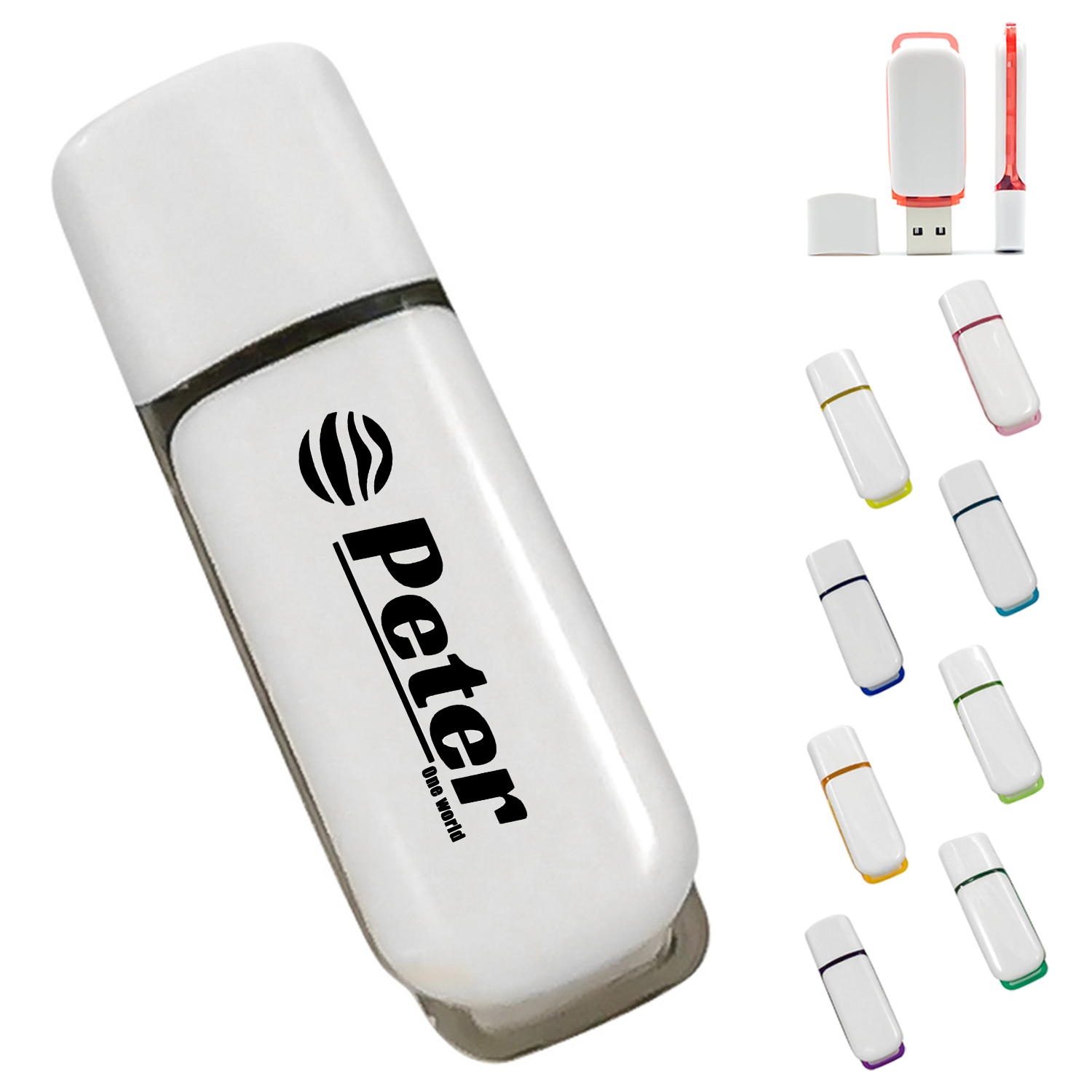 64G Plastic USB Flash Drive 13