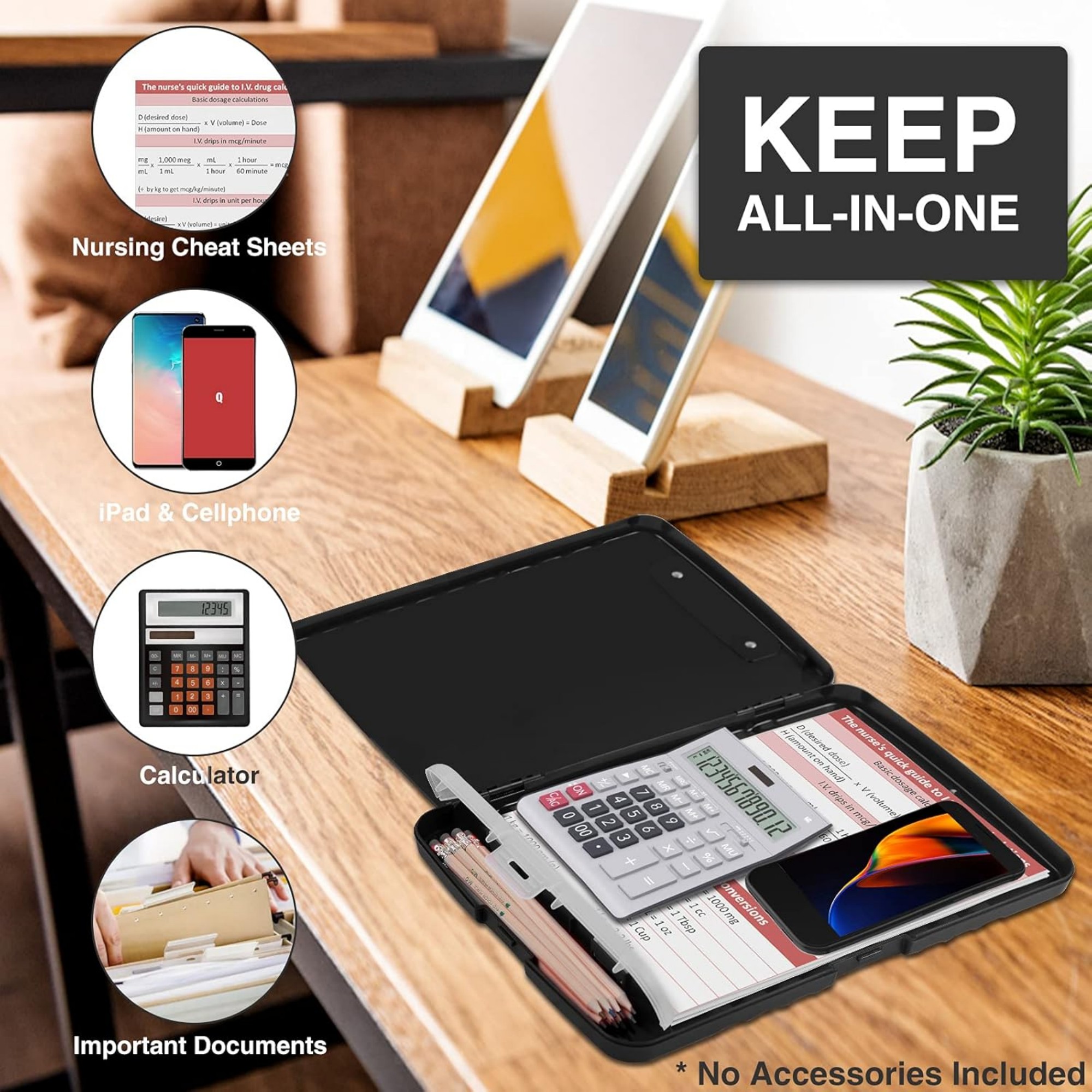 A4 Clipboard With Pen Holder Low Profile Clip 3
