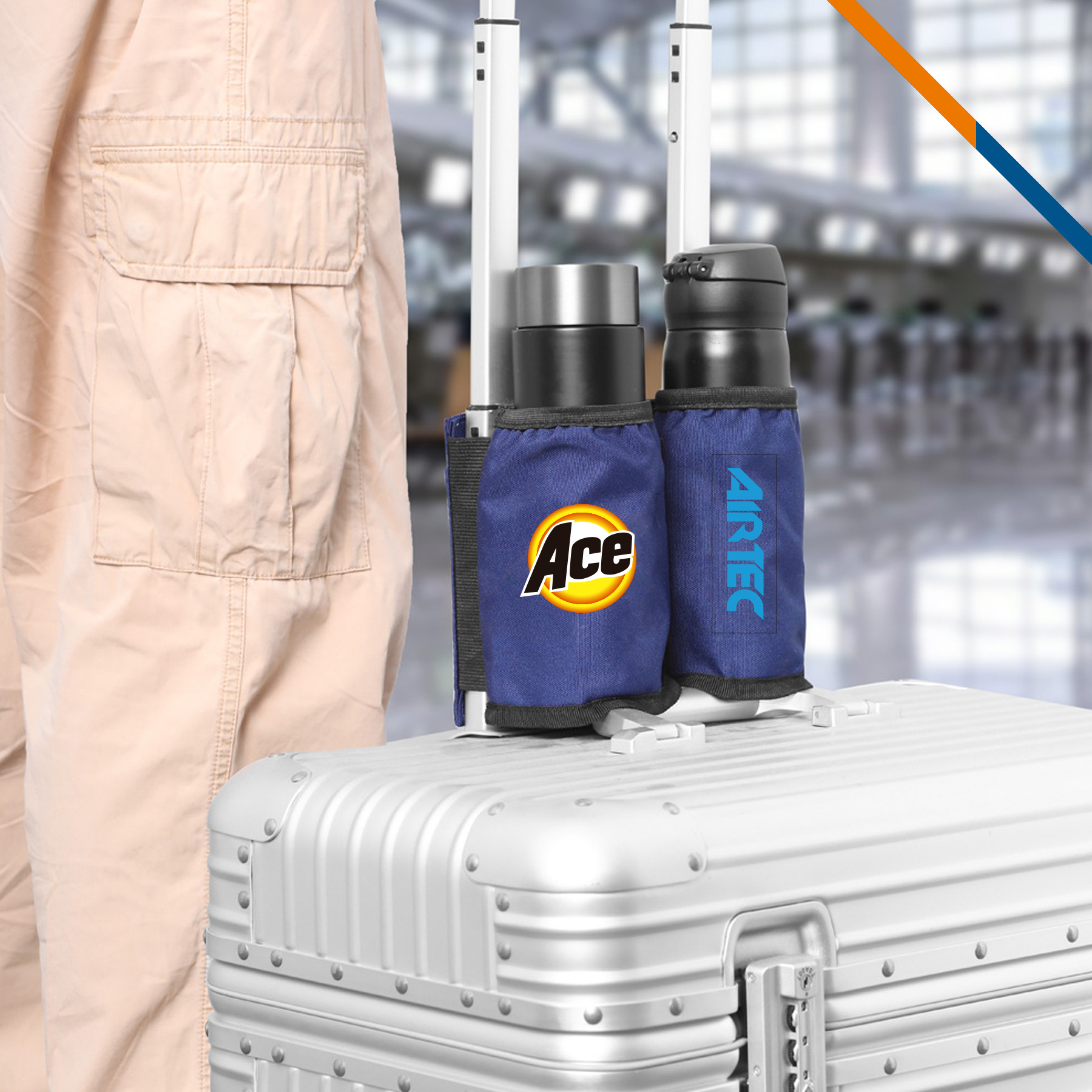 TrollyPouch Travel Drink Holder 4