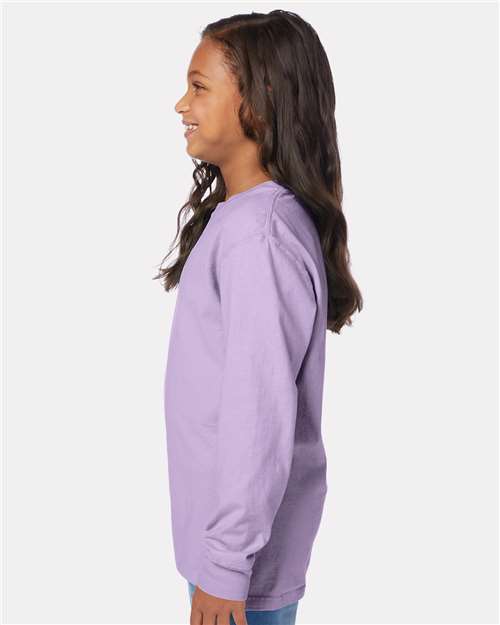 Youth Garment-Dyed Long Sleeve T-Shirt - GDH275 11