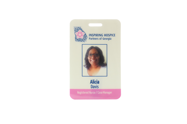 The Parthenon full color badge with a personalized photo 2 .5" X 4" 7