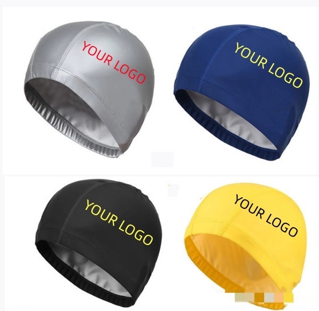 Swimming Cap with PU Coat 7