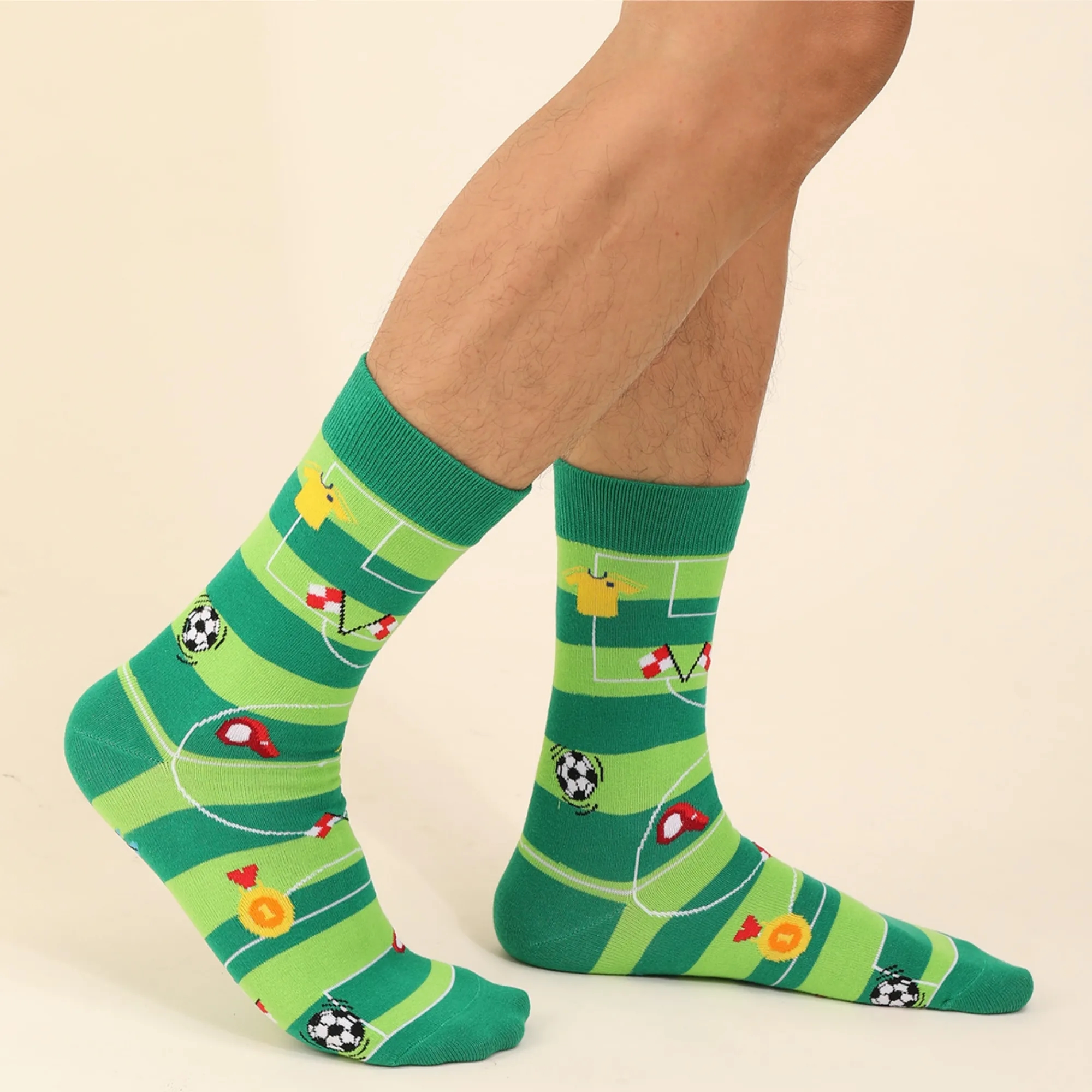 Casual Athletic Crew Sock Combed Cotton 2