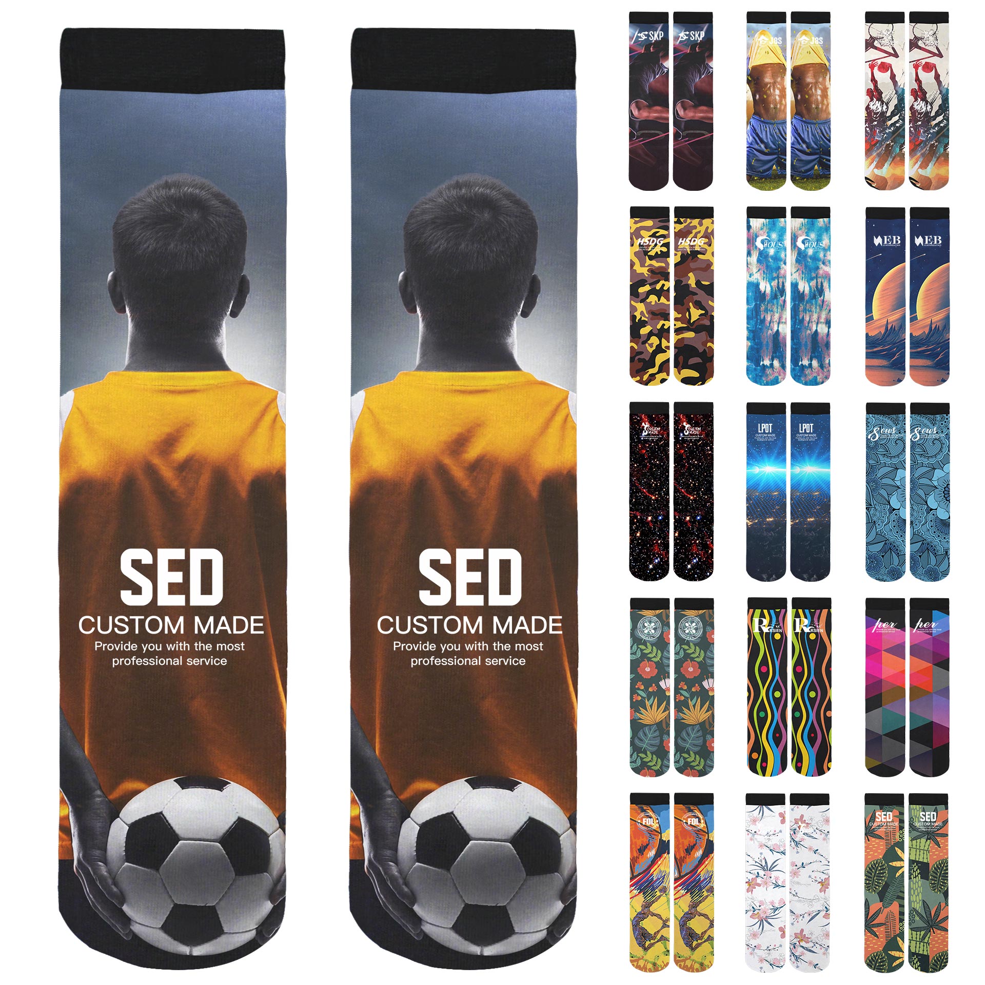 360° Full Color Sublimated Socks 8