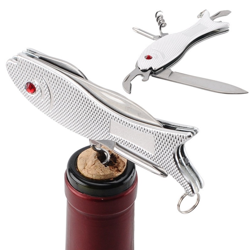 Fish Shape Stainless Steel Folding Multi-Tool 3