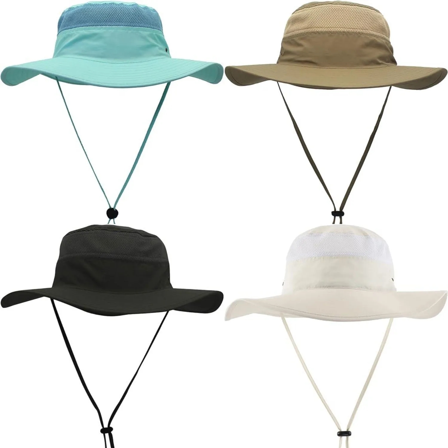Wide Brim Fisherman Hat Chin Drawstring 2