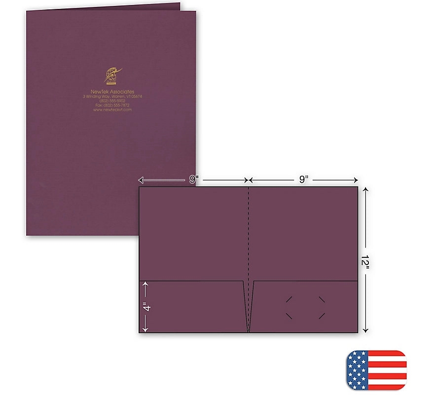 Standard Presentation Folder - Foil Imprint 7