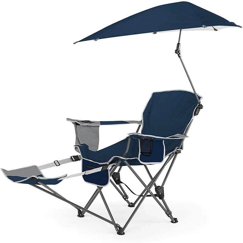 Foldable Beach Chair with Umbrella 17