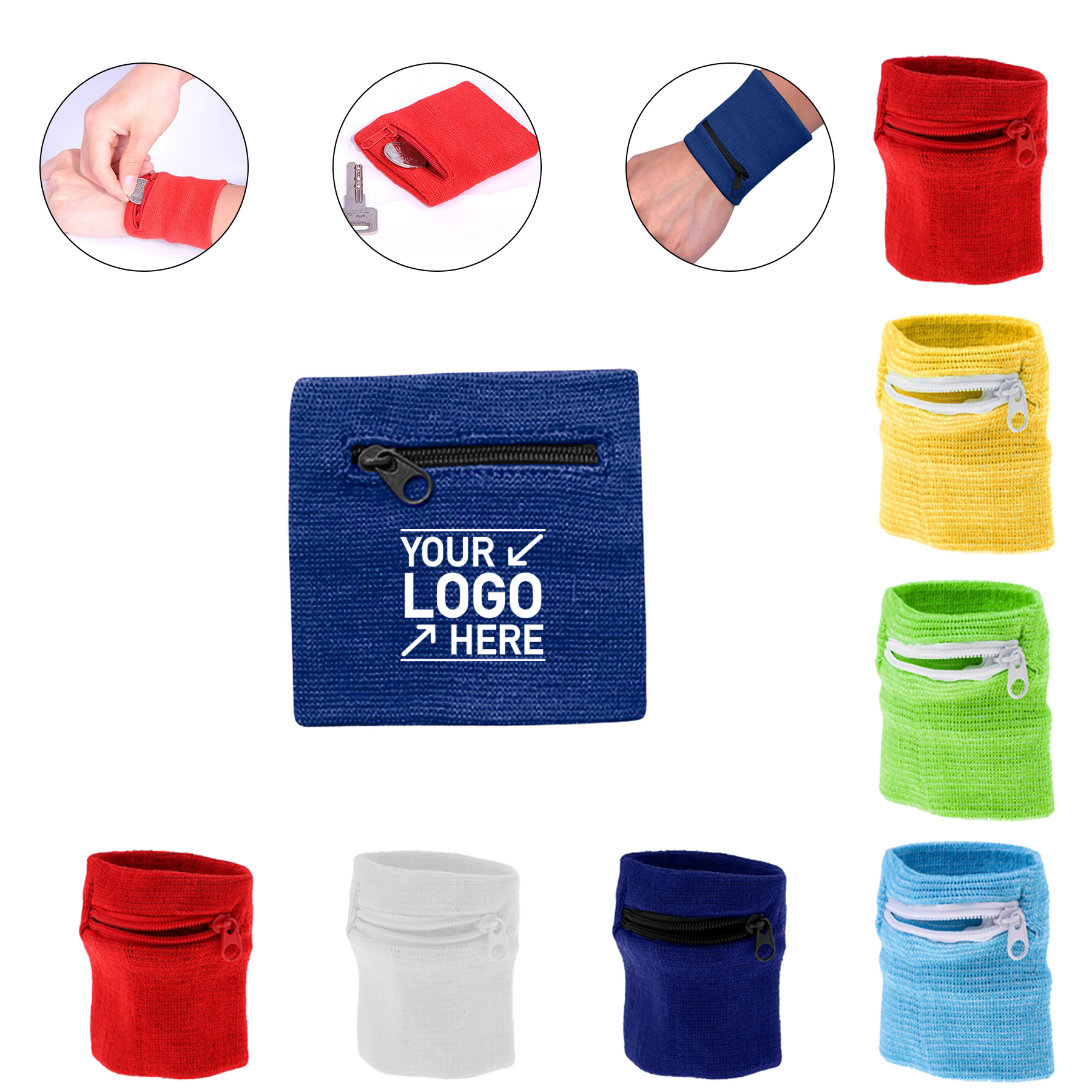 Stretch Wristband With Pocket 2