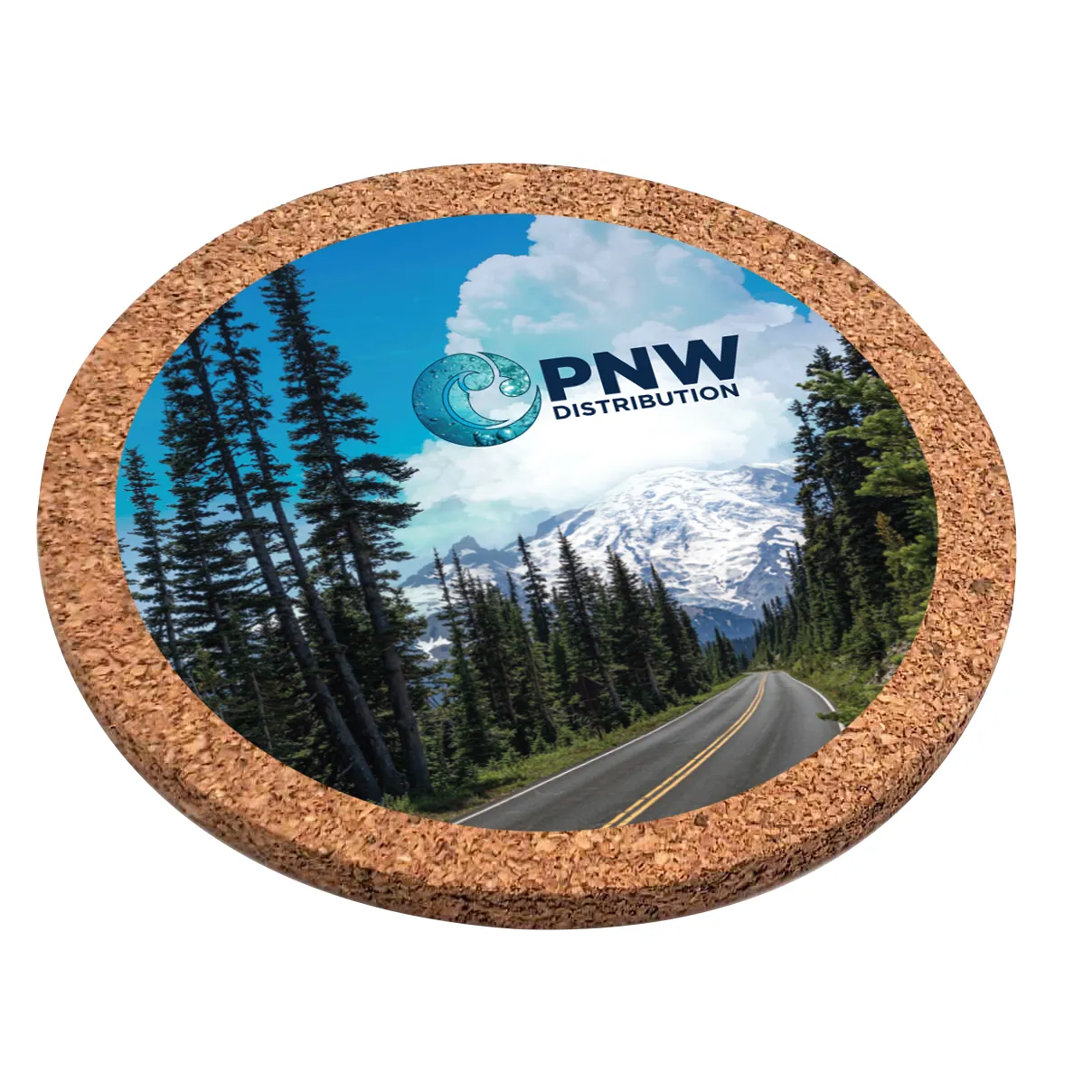 Cork Wood Coaster - Full Color Graphic 4