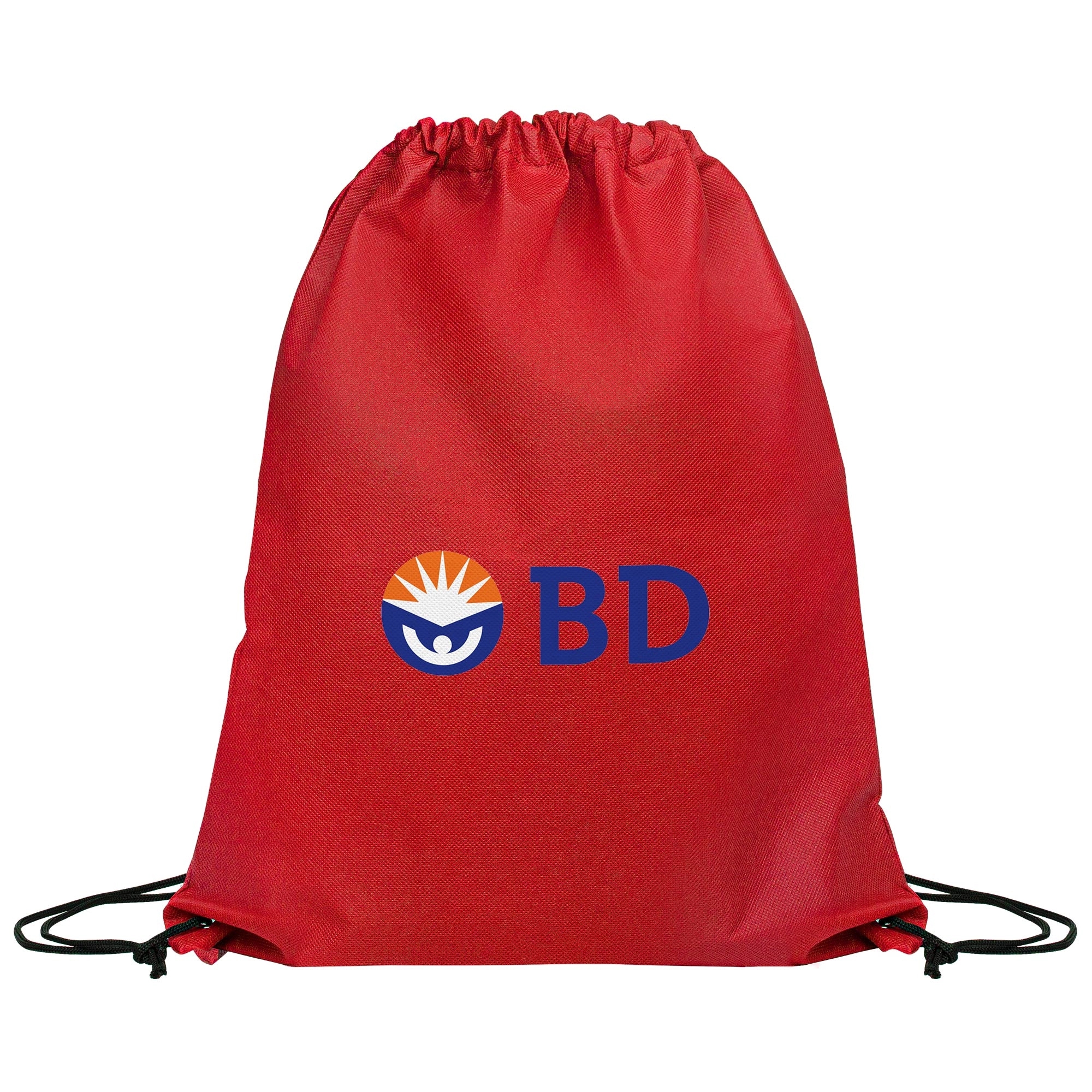14.5 x 17.5 Eco-Friendly 80GSM Non-Woven Drawstring Backpack 9