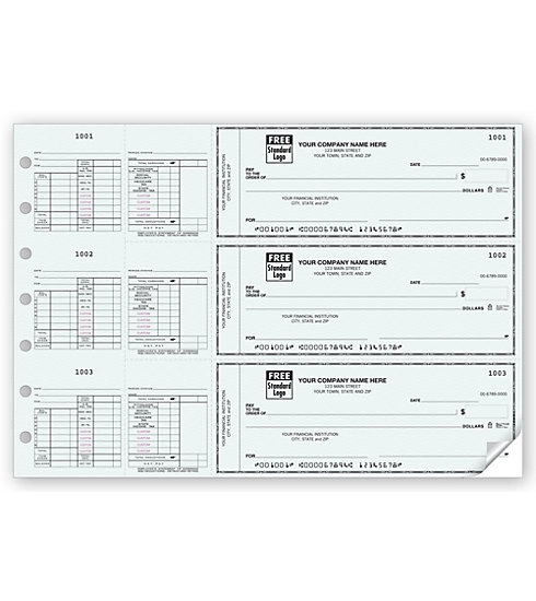 3-On-A-Page Salary Payroll Check 2