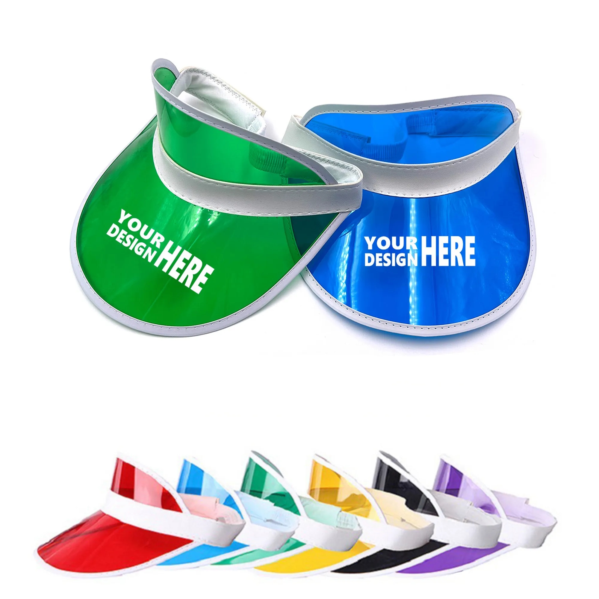 Unisex PVC Sun Visor Cap 2