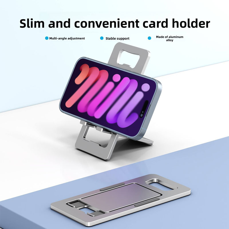 Aluminum Alloy Folding Phone Stand With Bottle Opener 2