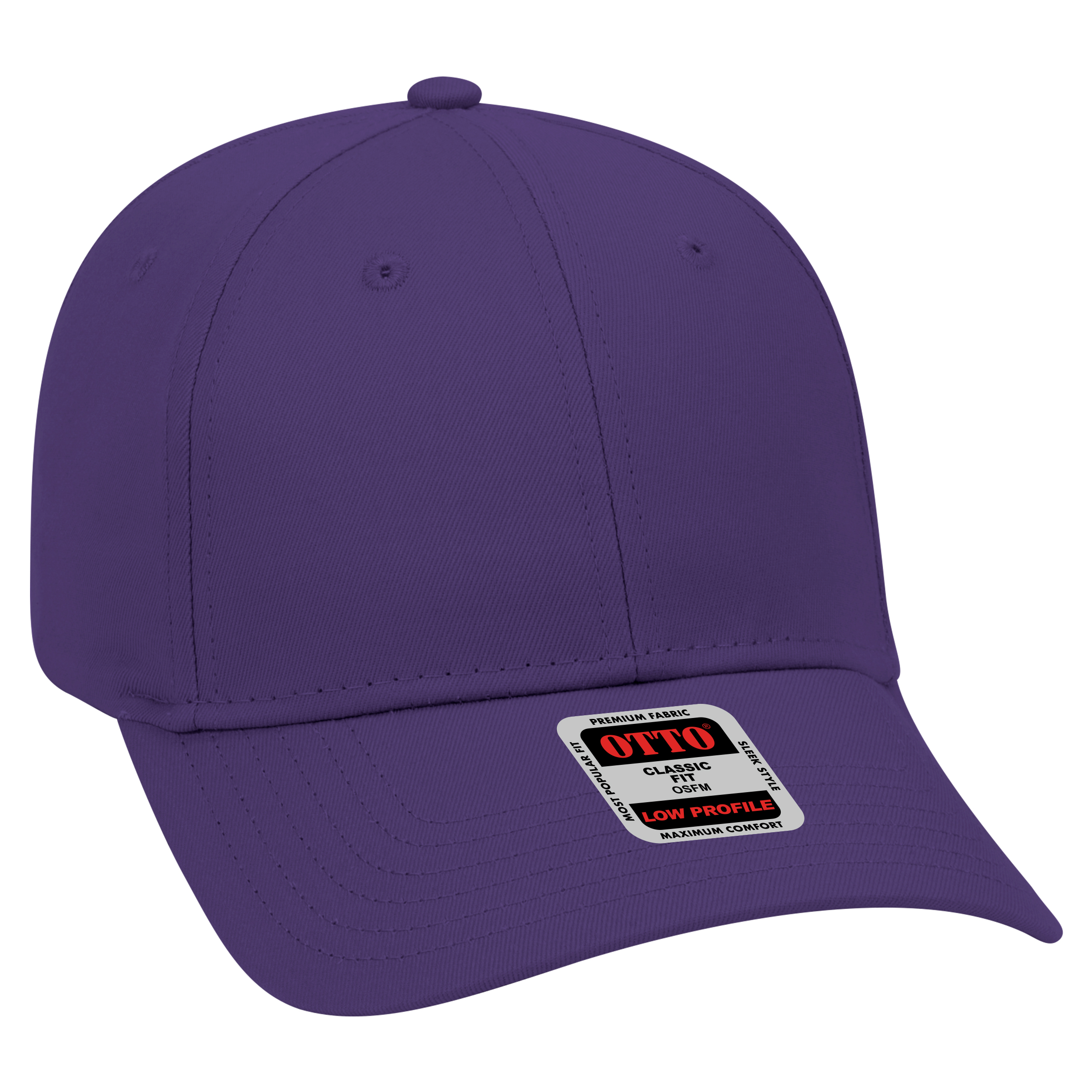 OTTO CAP® 6 Panel Low Profile Baseball Cap 10