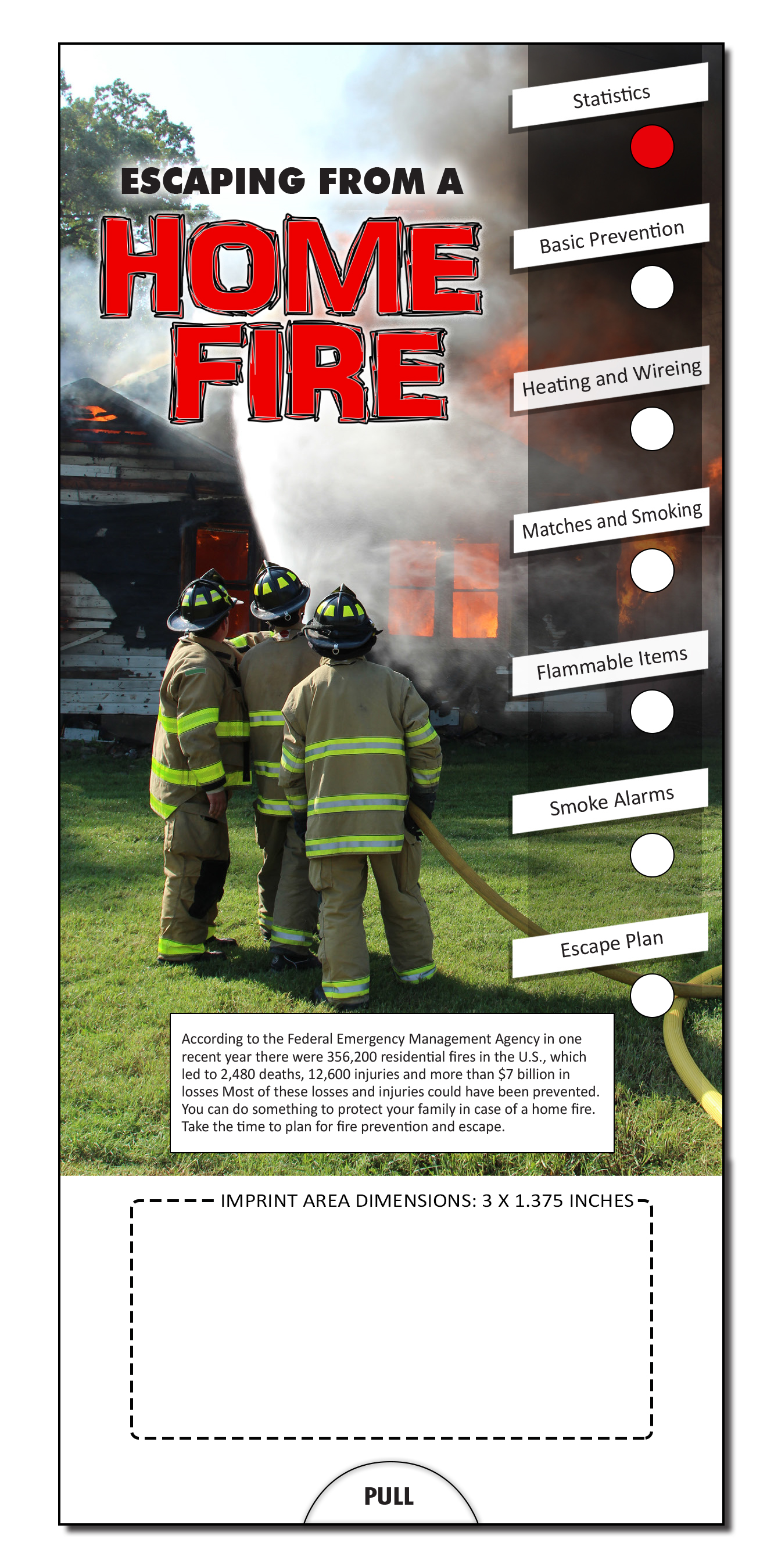 SLIDE CHART - Escaping From A Home Fire Slide Chart 2