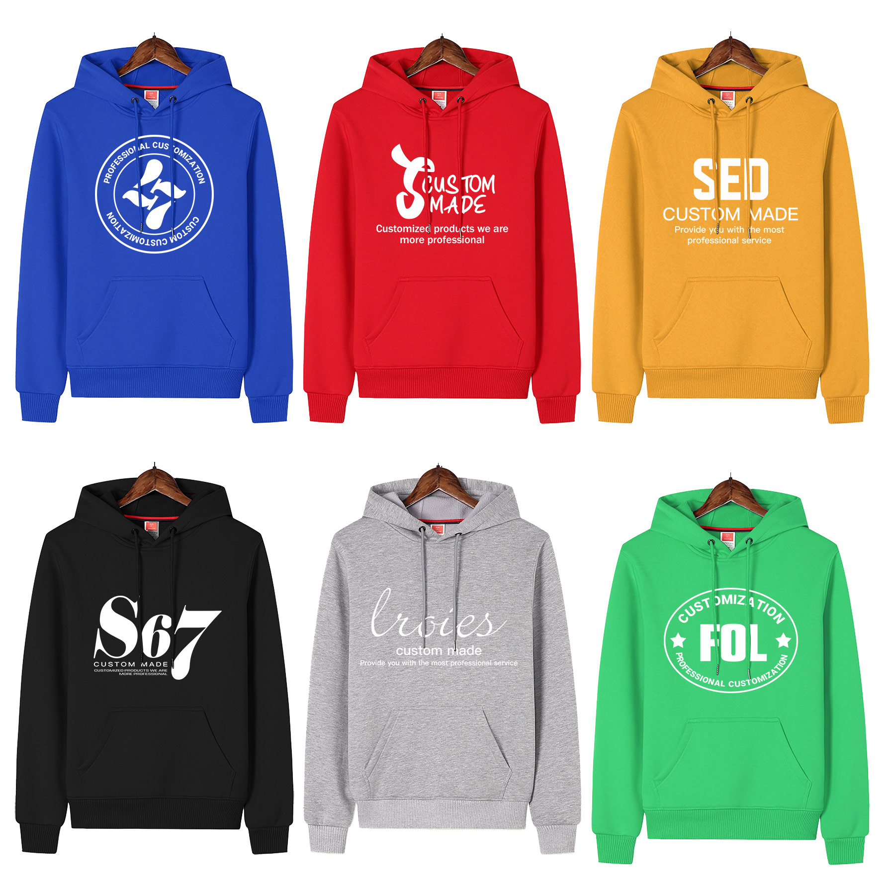 Pullover Hooded Sweatshirt, custom hoodie or sweatshirt with logo imprint 2