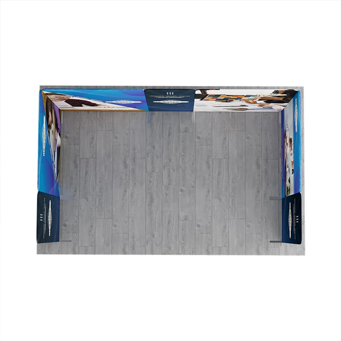 16.4x10ft Magnetic Modular Fabric Displays - U Shape Curved 13