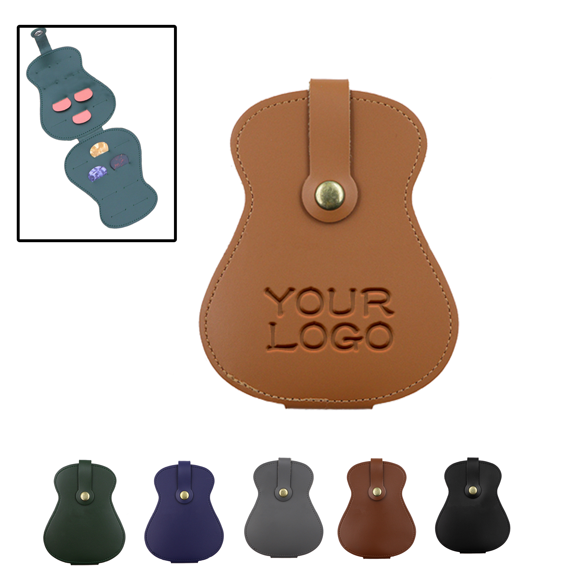 MOQ 20 PCS Guitar Pick Pouch 2