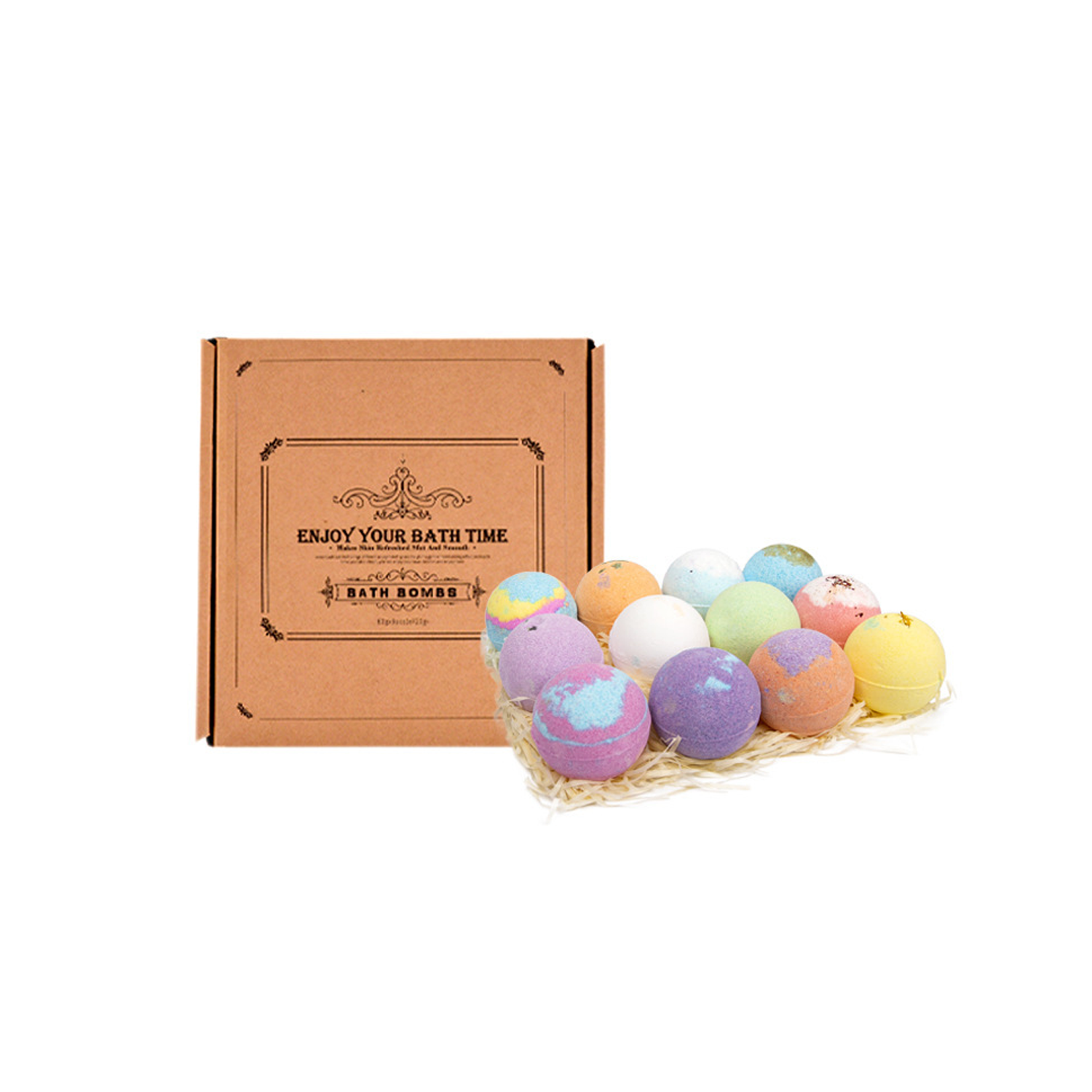 Bath Salt Balls Gift Box 4