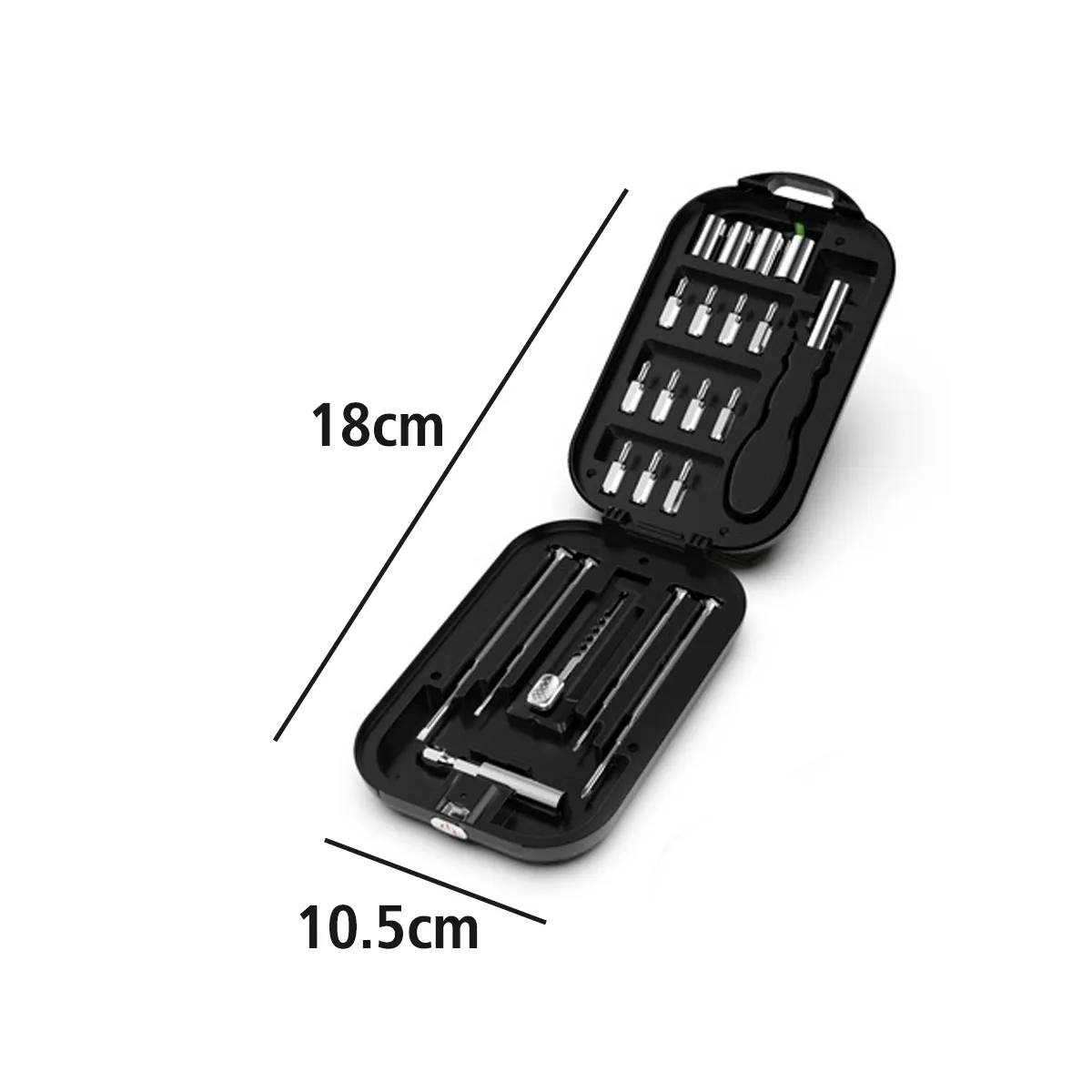 Compact 22-in-1 Precision Screwdriver Bit Tool Set Case 3
