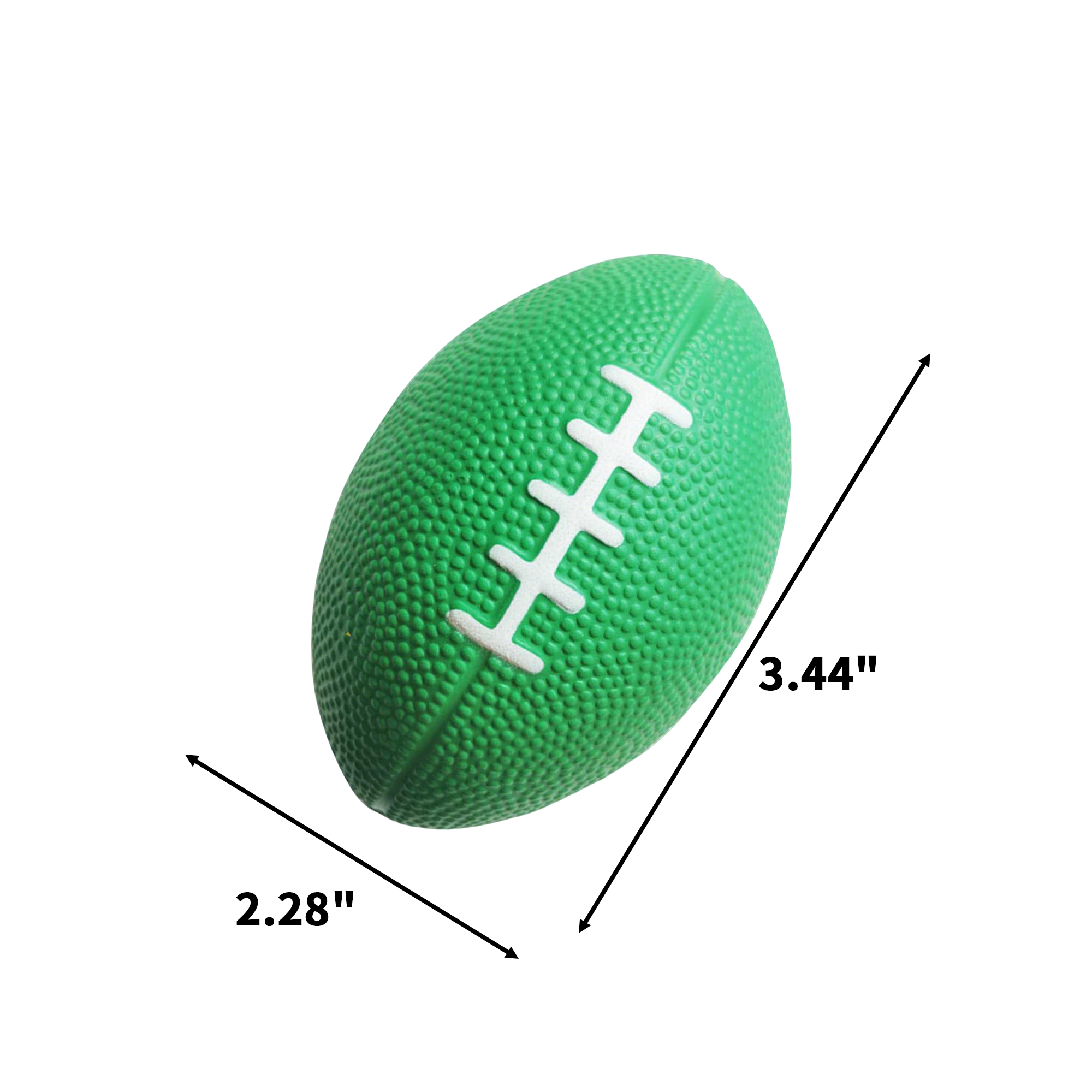 Small Football Shape Stress Ball 3.44" x 2.28" 4