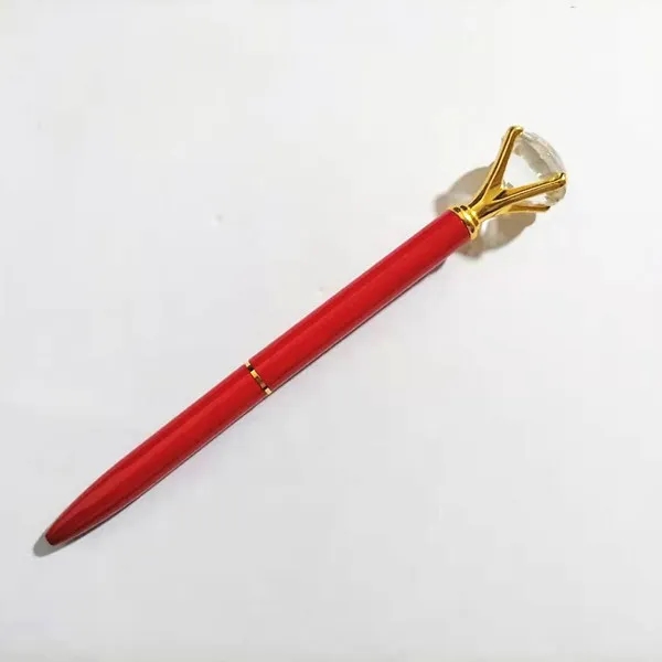 Large Diamond Metal Ballpoint Pen 7
