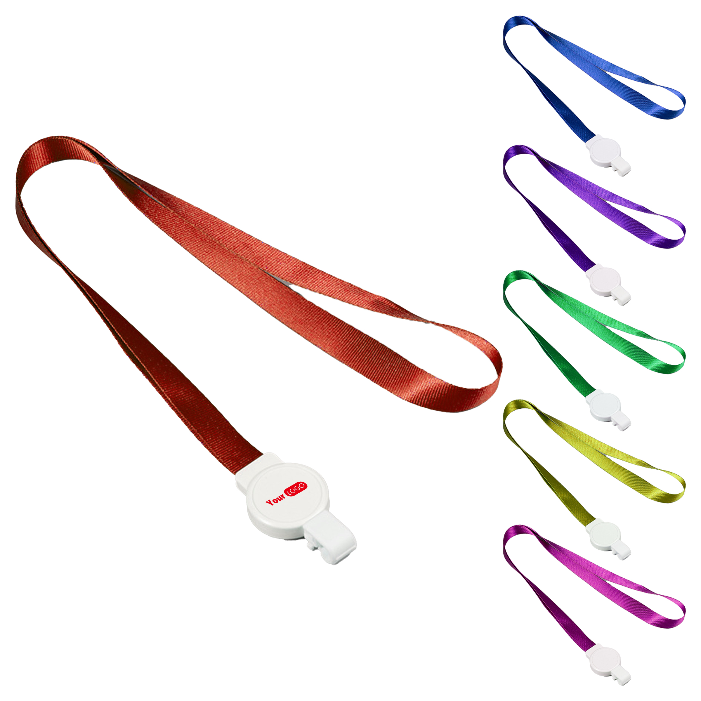 Plastic Retractable Lanyard For Easy Access 2