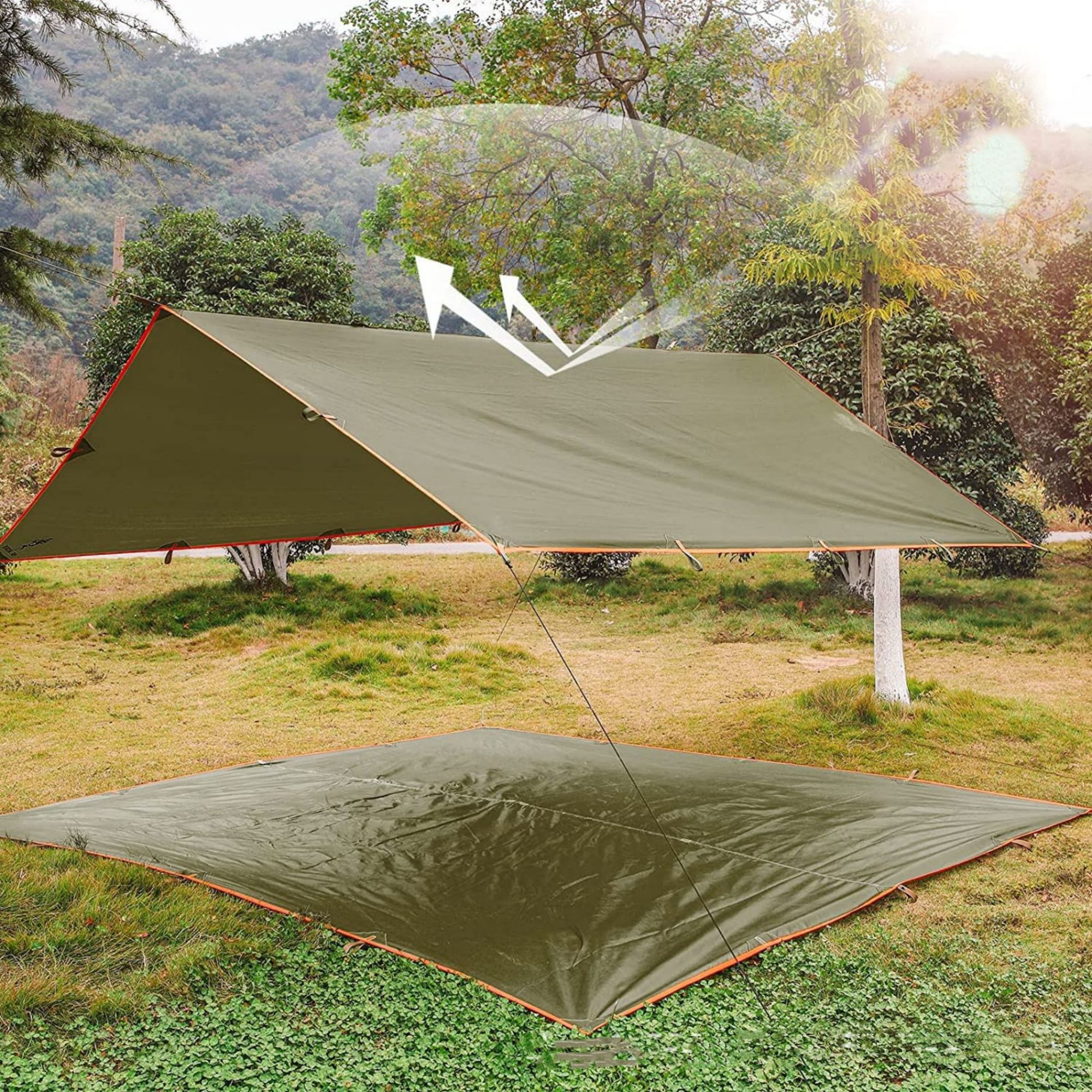 Waterproof Hammock Rain Fly 2