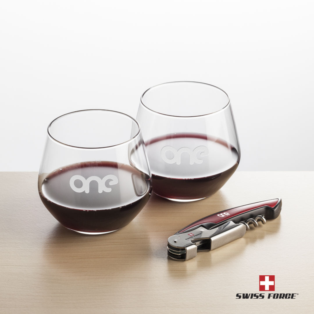 Swiss Force® Opener & Mandelay Stemless Wine 3